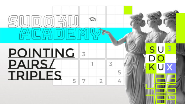 Pointing Pair Triples Technique Sudoku Online Academy